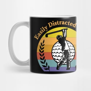 Easily Distracted by Balls For the Golf Dad Mug